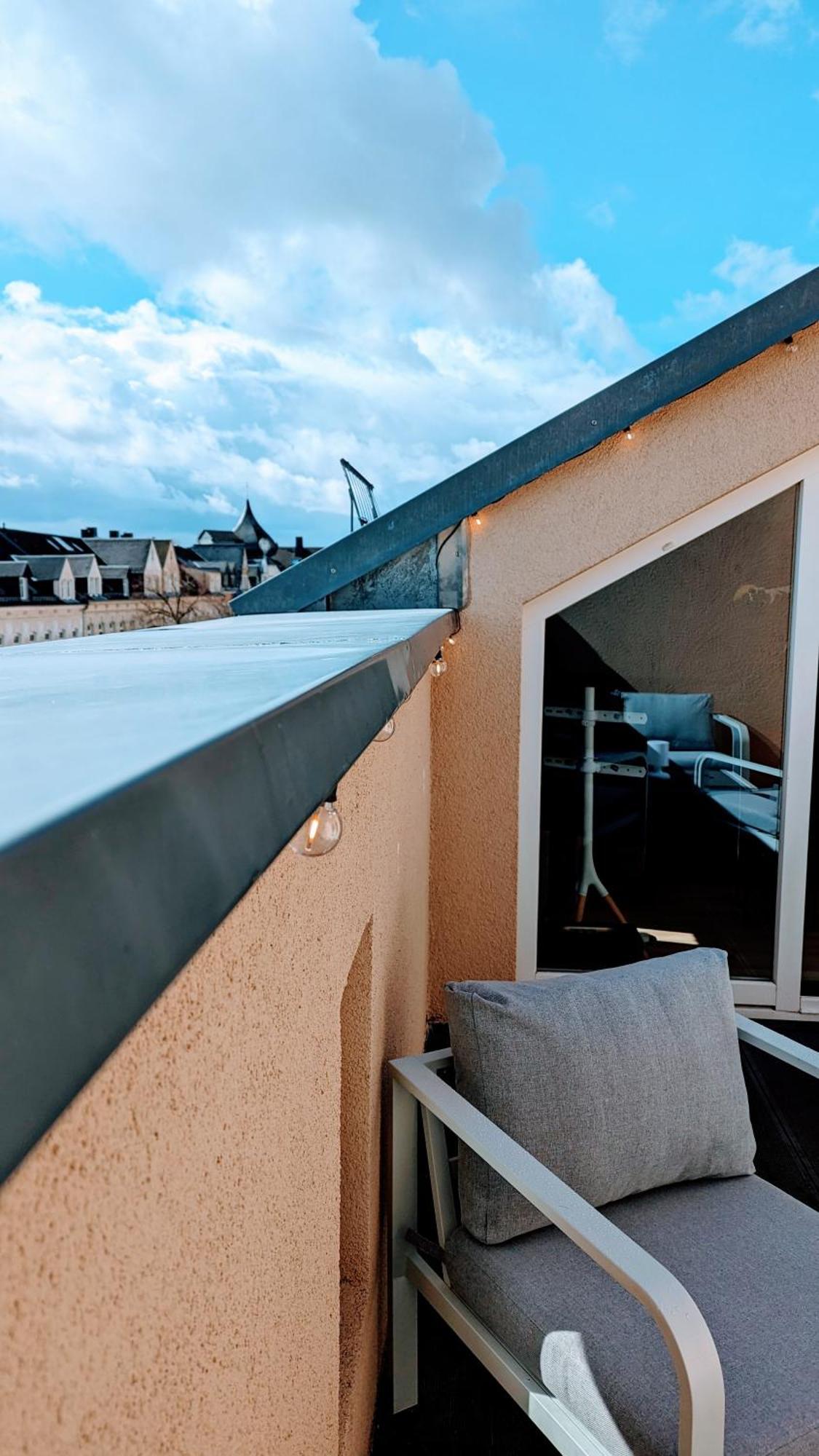 Rooftop Art Apartment, E-Roller,Ausblick,Wlan,Tv Хемниц Экстерьер фото