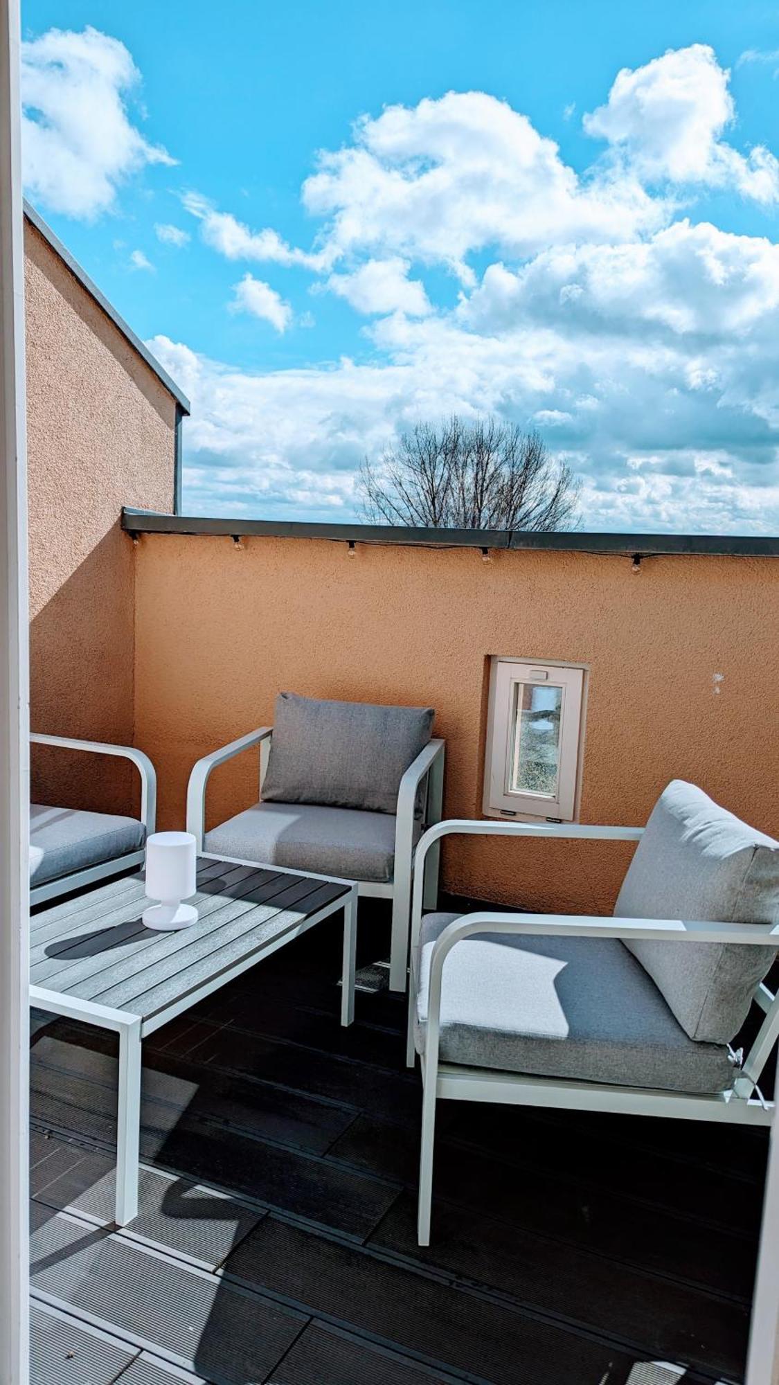 Rooftop Art Apartment, E-Roller,Ausblick,Wlan,Tv Хемниц Экстерьер фото